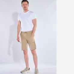 engbers Cargo Shorts in Leinenoptik