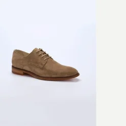 engbers Halbschuh aus Velours-Leder