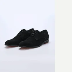 engbers Halbschuh aus Velours-Leder