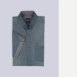 engbers Kurzarhed it Batik-Print und tretch-Kofort