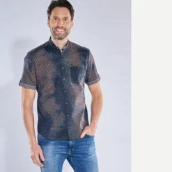 engbers Kurzarhed it Batik-Print und tretch-Kofort