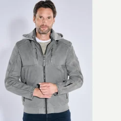 engbers Lammlederjacke mit Reißverschlusstaschen