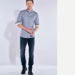 engbers Langarm-Hemd slim fit