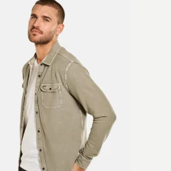 engbers Langarm-Shirt mit Polo-Kragen