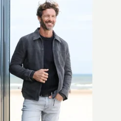 engbers Lederjacke aus Veloursleder