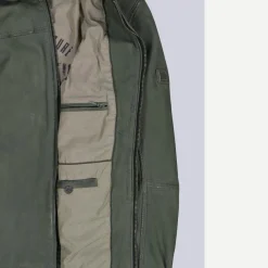 engbers Lederjacke mit abnehmbarer Kapuze