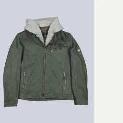 engbers Lederjacke mit heraustrennbarem Inlet