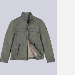 engbers Lederjacke mit Stehkragen