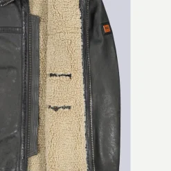 engbers Lederjacke mit Umlegekragen