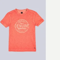 engbers Rundha Print T-hirt it Fatruktur