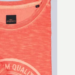 engbers Rundha Print T-hirt it Fatruktur