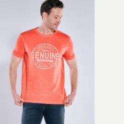 engbers Rundha Print T-hirt it Fatruktur