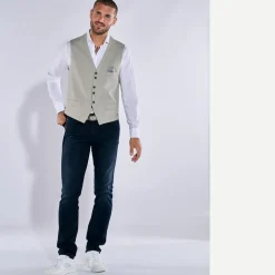 engbers Sakko-Weste strukturiert