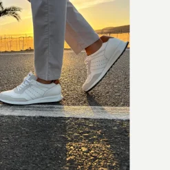 engbers Sportiver Sneaker aus Materialmix