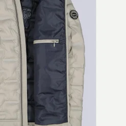 engbers Steppjacke mit Strickkragen