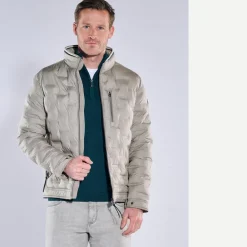 engbers Steppjacke mit Strickkragen