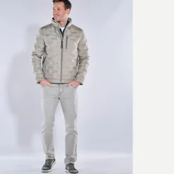 engbers Steppjacke mit Strickkragen