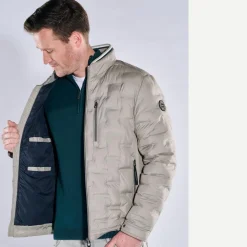 engbers Steppjacke mit Strickkragen